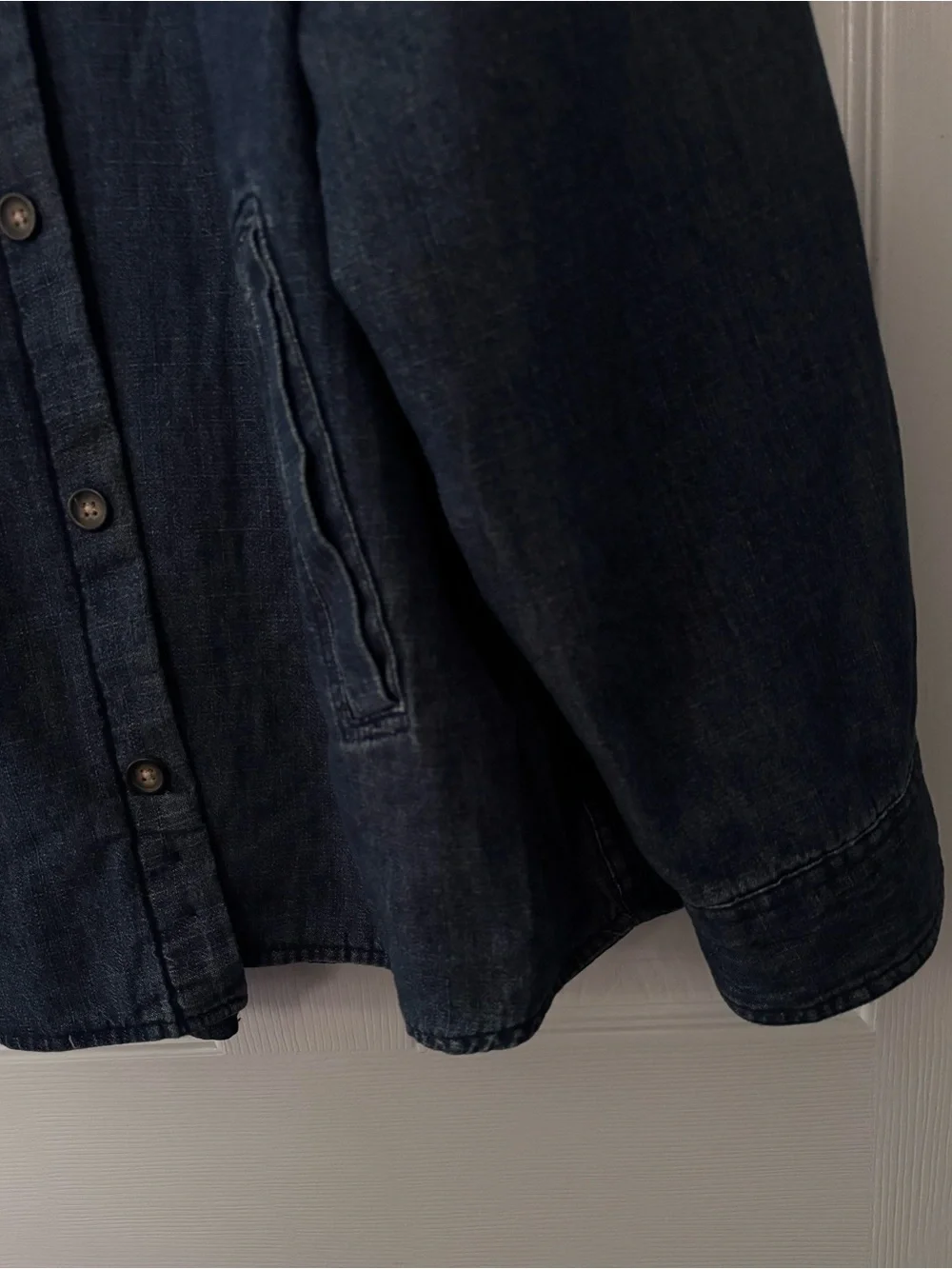 Vintage denim shirt jacket
